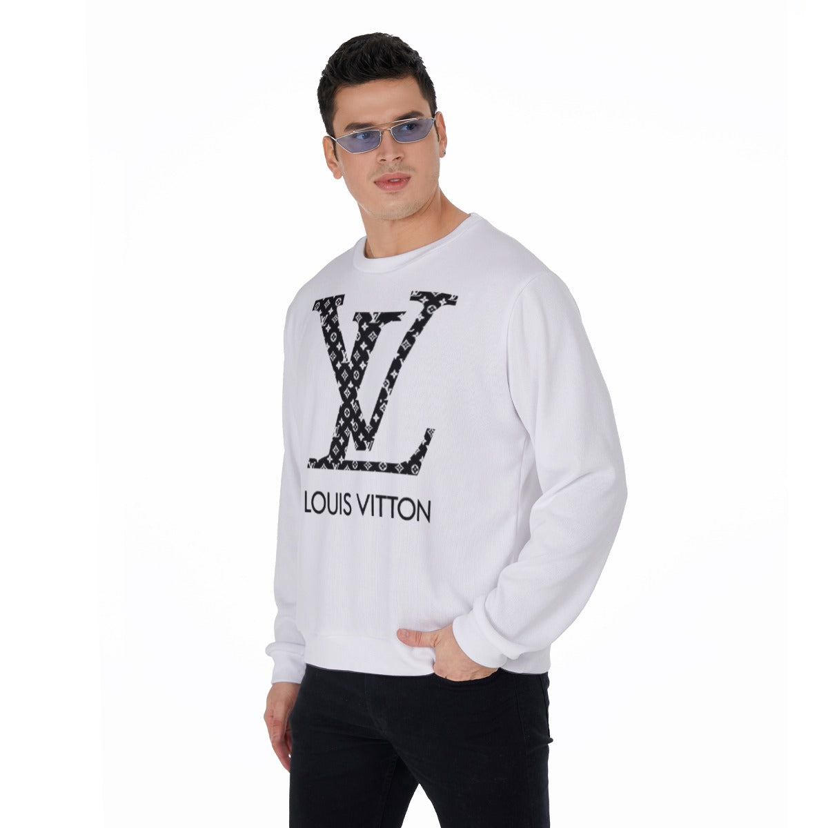All-Over Print Men's Thicken Sweater